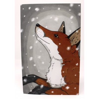 Red Fox - Large Card