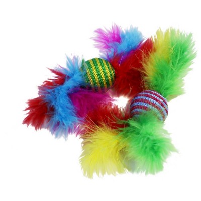 Feather Rattler - cat toy