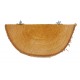 Wooden Shelf - Half Moon