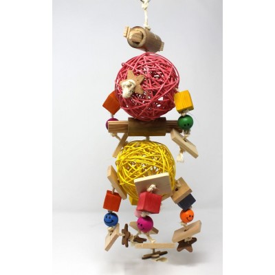 Vine Balls and Bamboo Chewer - Large