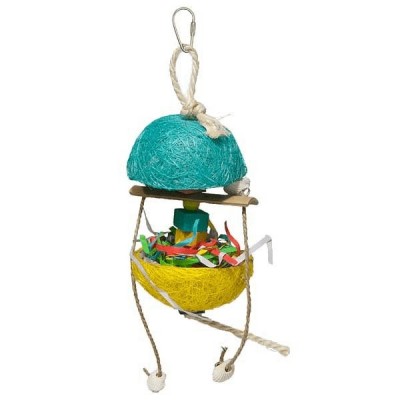 Coco Puff with Sea Shells - Bird Toy