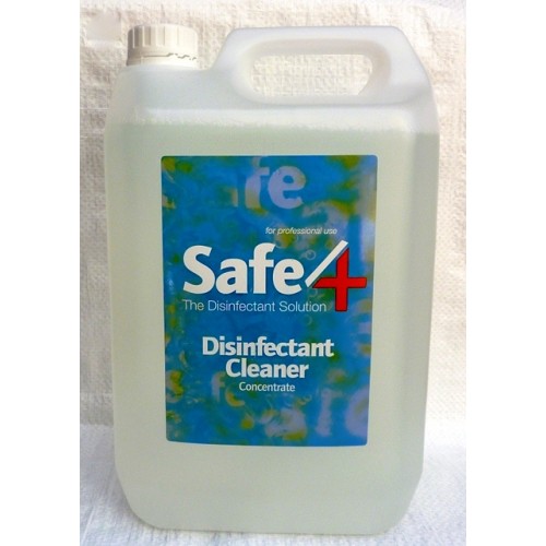 Safe4 Disinfectant - Odourless Concentrate 5lt